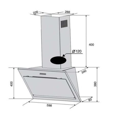 1 - Воздухоочиститель Ventolux FIORE 60 BK (750) PB