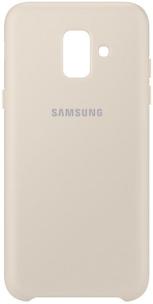 0 - Чехол для смартфона Samsung A6 2018/A600 - Dual Layer Cover (Gold)
