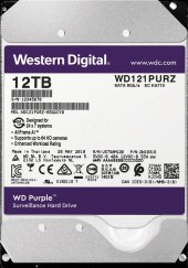 Жесткий диск HDD SATA 12 TB WD Purple 7200rpm 256MB (WD121PURZ)