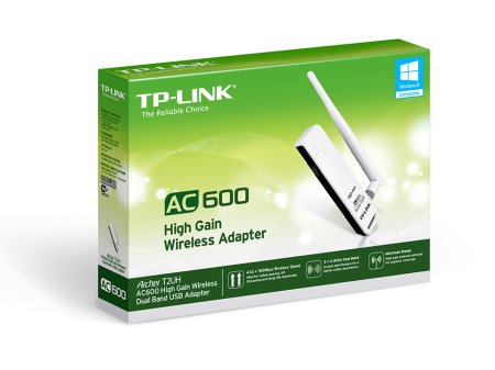 1 - Wi-Fi адаптер TP-Link Archer T2UH 802.11ac, 2.4 ГГц, AC600, USB 2.0