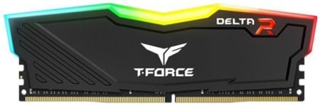 0 - Оперативная память DDR4 8GB/3200 Team T-Force Delta Black RGB (TF3D48G3200HC16C01)