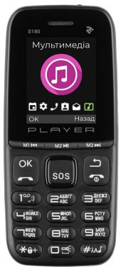 Мобильный телефон 2E S180 2021 Dual SIM без ЗП Black