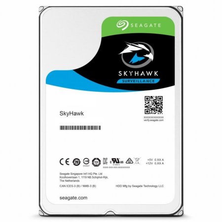0 - Жесткий диск HDD SATA 3 TB Seagate SkyHawk Surveillance 256MB (ST3000VX009)