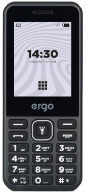 Мобильный телефон Ergo B242 Dual SIM Black