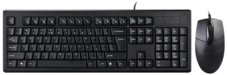 4 - Комплект (клавиатура, мышь) A4Tech KRS-8372 Black