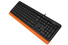 1 - Клавиатура A4Tech FK10 Black/Orange