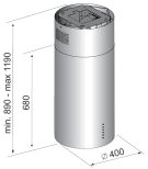 3 - Воздухоочиститель Zirtal KD-IS CL BL