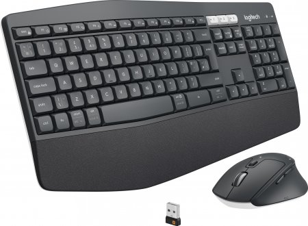 4 - Комплект (клавиатура, мышь) беспроводной Logitech MK850 Black