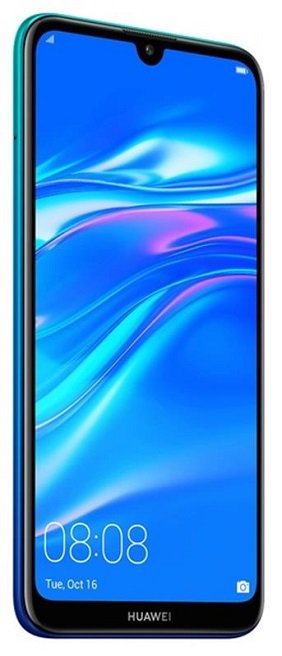 3 - Смартфон Huawei Y7 2019 3/32GB Dual Sim Aurora blue