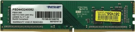 1 - Оперативная память DDR4 4GB/2400 Patriot Signature Line (PSD44G240082)