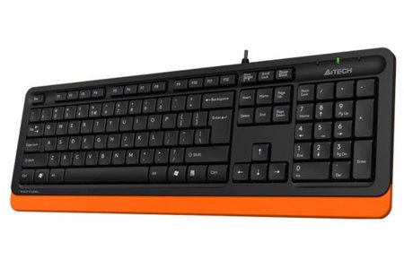 3 - Клавиатура A4Tech FK10 Black/Orange