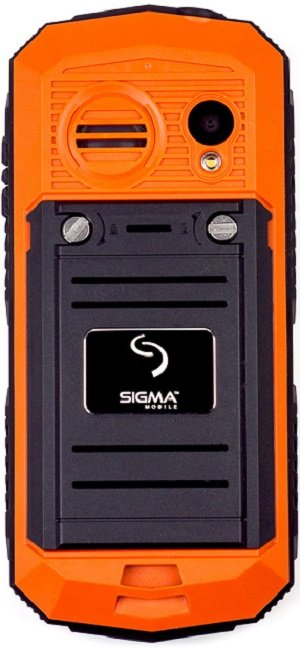 1 - Мобильный телефон Sigma mobile X-treme IT67M Single Sim Black Orange