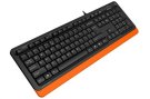 2 - Клавиатура A4Tech FK10 Black/Orange