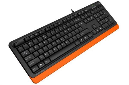 2 - Клавиатура A4Tech FK10 Black/Orange