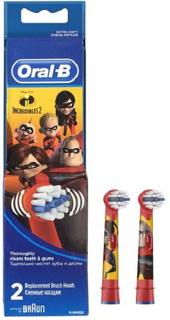 0 - Насадка для зубної щітки Braun Oral-B EB 10-2 kids (Incredibles 2)