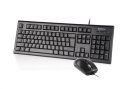 2 - Комплект (клавіатура, миша) A4Tech KRS-8520D Black