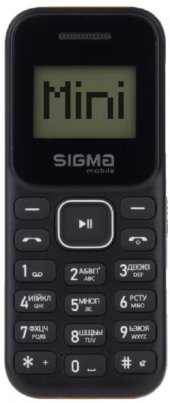 Мобільний телефон Sigma mobile X-style 14 Mini Black-orange