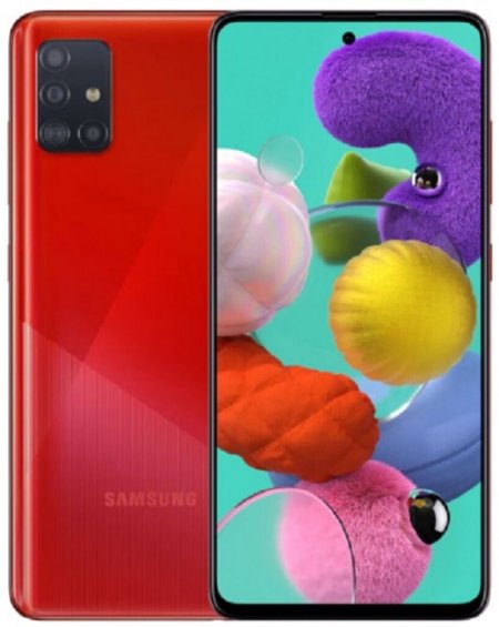 0 - Смартфон Samsung Galaxy A51 (SM-A515FZRUSEK) 4/64GB Red