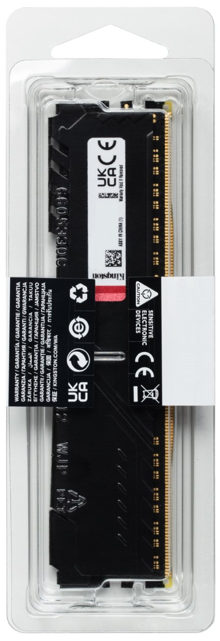 6 - Оперативна пам'ять DDR4 4GB/3200 Kingston Fury Beast Black (KF432C16BB/4)