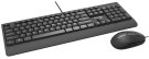 1 - Комплект (клавіатура, миша) Canyon CNE-CSET4-RU Black