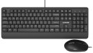 4 - Комплект (клавіатура, миша) Canyon CNE-CSET4-RU Black