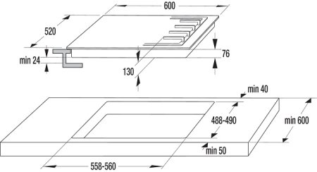 2 - Варильна поверхня Gorenje IT646ORA-W