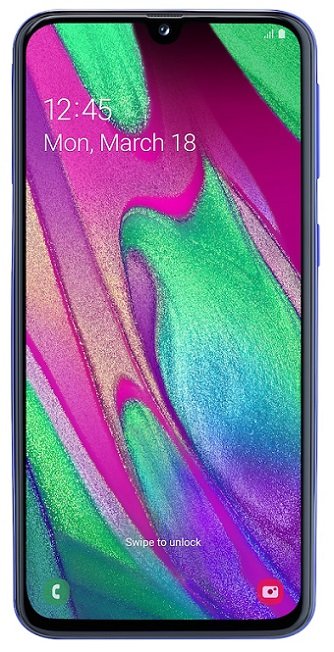 0 - Смартфон Samsung Galaxy A40 (A405F) 4/64GB Dual Sim Blue