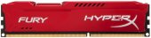 Оперативна пам'ять DDR3 4GB/1600 Kingston HyperX Fury Red (HX316C10FR/4)