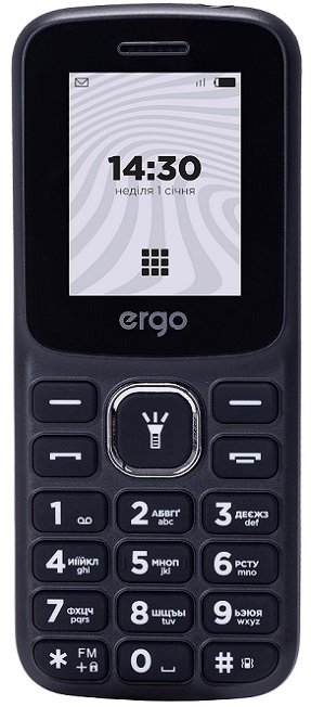 0 - Мобільний телефон Ergo B182 Dual SIM Black