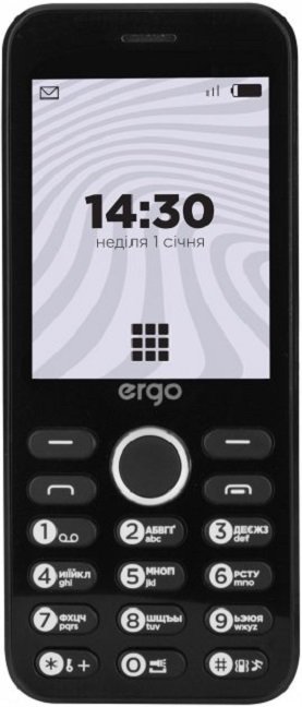 0 - Мобільний телефон Ergo B281 Dual SIM Black