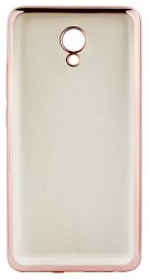 1 - Чохол TPU Meizu M5 Note з рожевим кантом