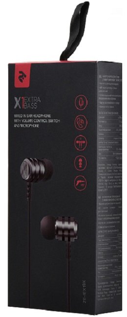 3 - Навушники 2E X1 Extra Bass Mic Grey