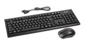 Комплект (клавіатура, миша) бездротової A4Tech 3000N Black