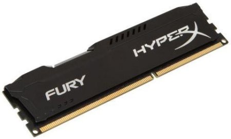 2 - Оперативна пам'ять DDR3 4GB/1600 Kingston HyperX Fury Black (HX316C10FB/4)