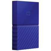 Зовнішній накопичувач 1 TB WD My Passport Blue (WDBYNN0010BBL-WESN)