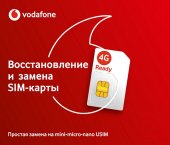 USIM карта Vodafon Заміна