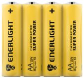 Батарейка ENERLIGHT Super Power AA (R6) FOL 4 (ціна за блістер)