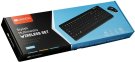 1 - Комплект (клавіатура, миша) бездротовий Canyon CNS-HSETW3-RU Black
