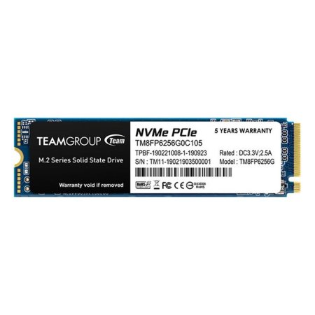 0 - Накопичувач SSD 256 GB Team MP33 M.2 2280 PCIe 3.0 x4 3D TLC (TM8FP6256G0C101)