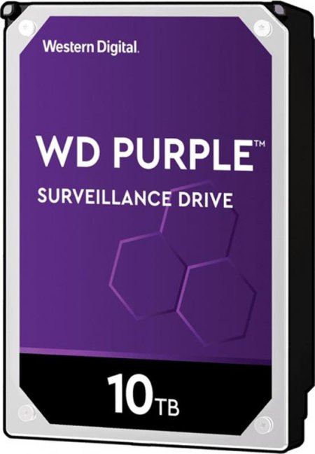 0 - Жорсткий диск HDD SATA 10 TB WD Purple 7200rpm 256MB (WD102PURZ)