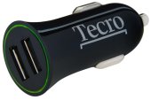 Автомобільний зарядний пристрій Tecro TCR-0221AB