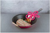 Сковорода Pepper Pink Flower PR-2106-28 28x5,8 см + підставка