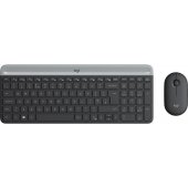 Комплект (клавіатура, миша) Logitech MK470 Wireless Slim Graphite