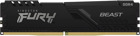 0 - Оперативна пам'ять DDR4 4GB/3200 Kingston Fury Beast Black (KF432C16BB/4)