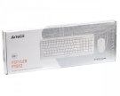 4 - Комплект (клавіатура, миша) A4Tech F1512 White