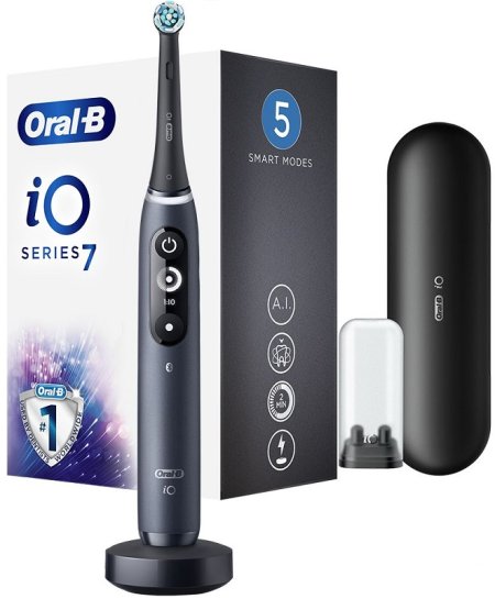 0 - Зубна щітка Braun Oral-B iO Series 7 iOM7.1B2.2BD Black onyx