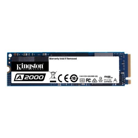 0 - Накопичувач SSD 250 GB M.2 NVMe Kingston A2000 M.2 2280 PCIe Gen3.0 x4 3D TLC (SA2000M8/250G)