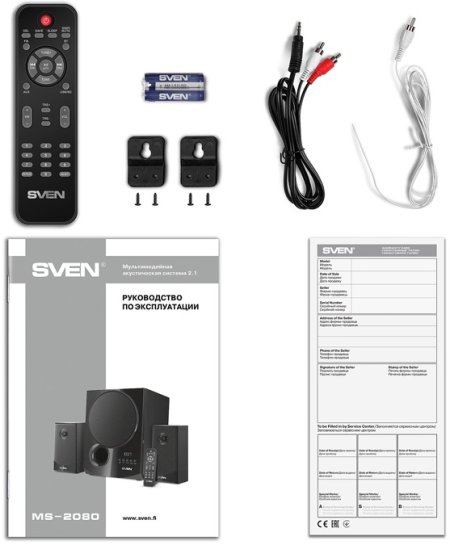 7 - Акустична система Sven MS-2080 Black