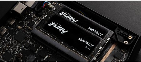 3 - Оперативна пам'ять SO-DIMM 16GB/2666 DDR4 Kingston Fury Impact (KF426S15IB1/16)