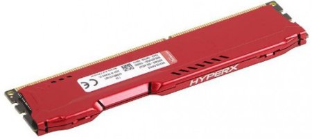 3 - Оперативна пам'ять DDR3 4GB/1600 Kingston HyperX Fury Red (HX316C10FR/4)
